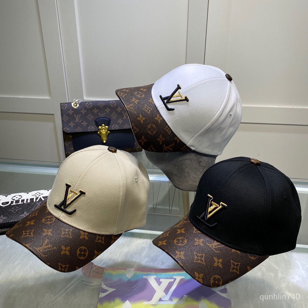 Louis Vuitton M76505 Monogram Cap LV Get Ready Beige Gold Hardware L w/Box  Men's