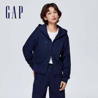 Gap 女裝 Logo連帽外套-海軍藍(873736)