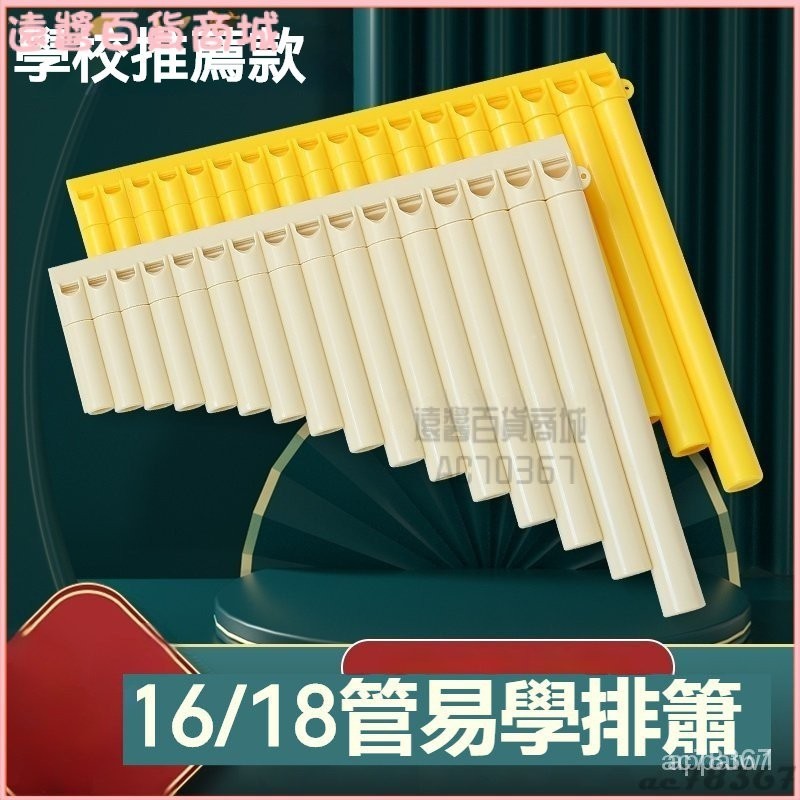 易學排簫16管18管兒童專業演奏民族樂器國小初學者入門專用排笛 排簫 管排笛 風律排笛 原竹排笛 樂器伴奏 手搖樂器 | 蝦皮購物
