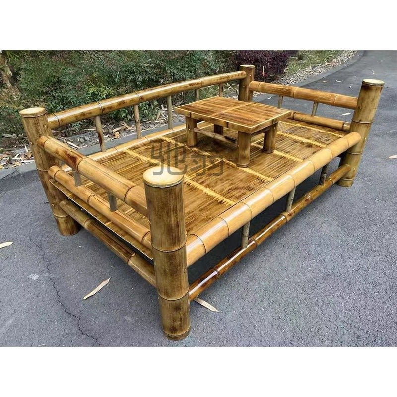 免稅廠傢直銷與t竹傢具竹床榻榻米沙髮老式竹子床純手工製作 羅漢床沙髮床午休床 推拉羅漢床 實木床 小戶型單人床 | 蝦皮購物
