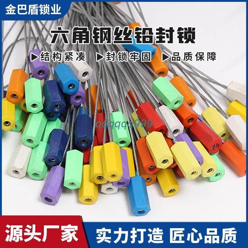 【熱銷】一次性防偽式鋼絲鉛封塑料鉛封電表封條集裝箱物流封簽封口鎖扎帶 | 蝦皮購物