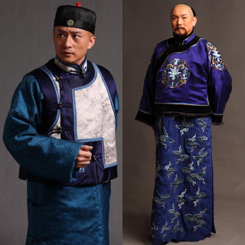 ★古裝cosplay★影視古裝清朝男古裝馬褂長袍掌柜服王爺古裝民國老爺服貝勒古裝 | 蝦皮購物