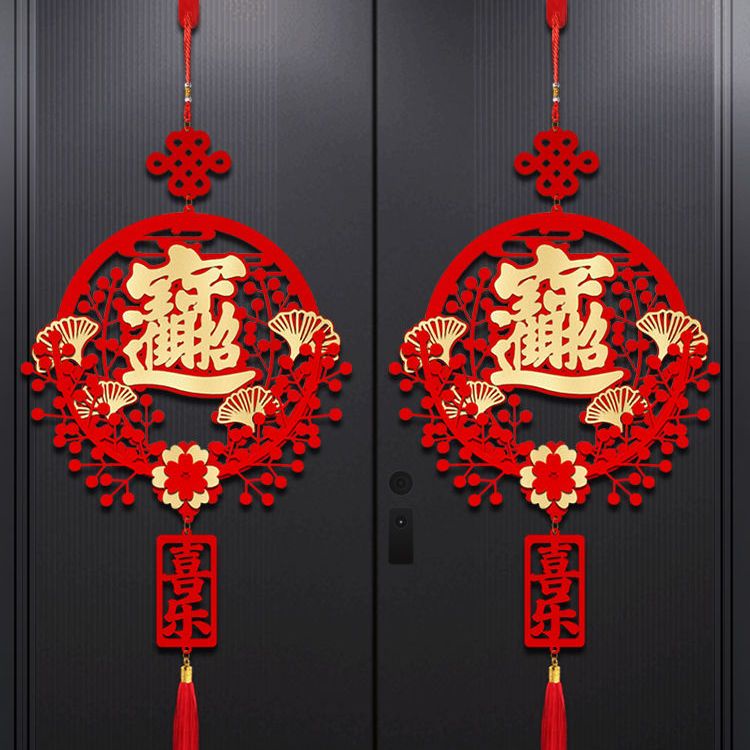福字掛飾 新年裝飾 客廳掛件 喜慶掛飾 過年裝飾 吉祥掛飾 過年福字掛件門口客廳入戶門玄關春節新年裝飾中國結掛飾 VQK | 蝦皮購物