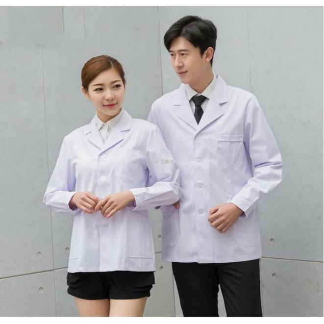 現貨白袍 實驗袍 外套護士短醫生牙科工作服護士服襯衫半身短袖口腔醫生服 | 蝦皮購物