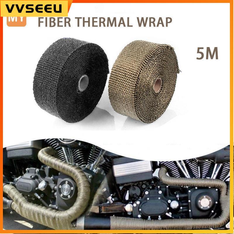 5M Motorcycle Thermal Rrap Exhaust Heat Wrap Roll Fiberglass | 蝦皮購物