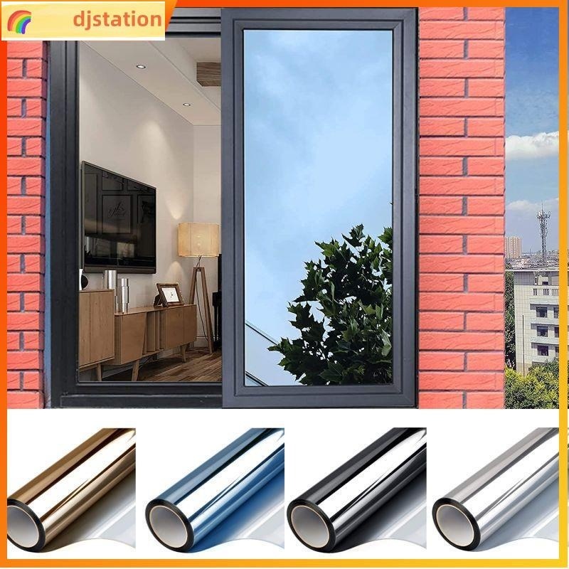 Film Miroir Réfléchissant Pour Fenêtre 80x200 Cm Argent – Isolation Thermique, Protection UV, Intimité Totale