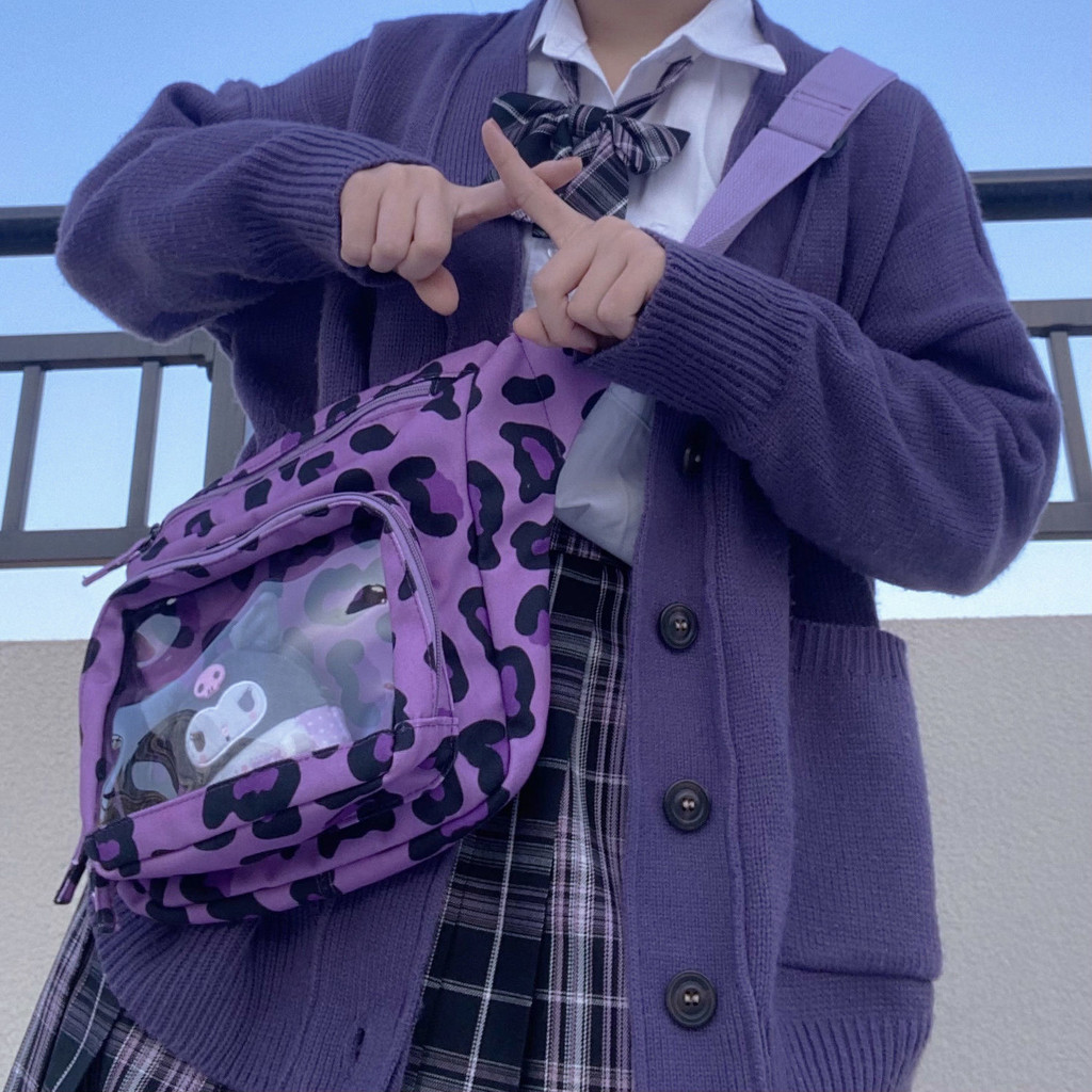 日系小清新原宿少女JK制服包 韓國學院風單肩斜挎包 高顏值潮流透明痛包 | 蝦皮購物