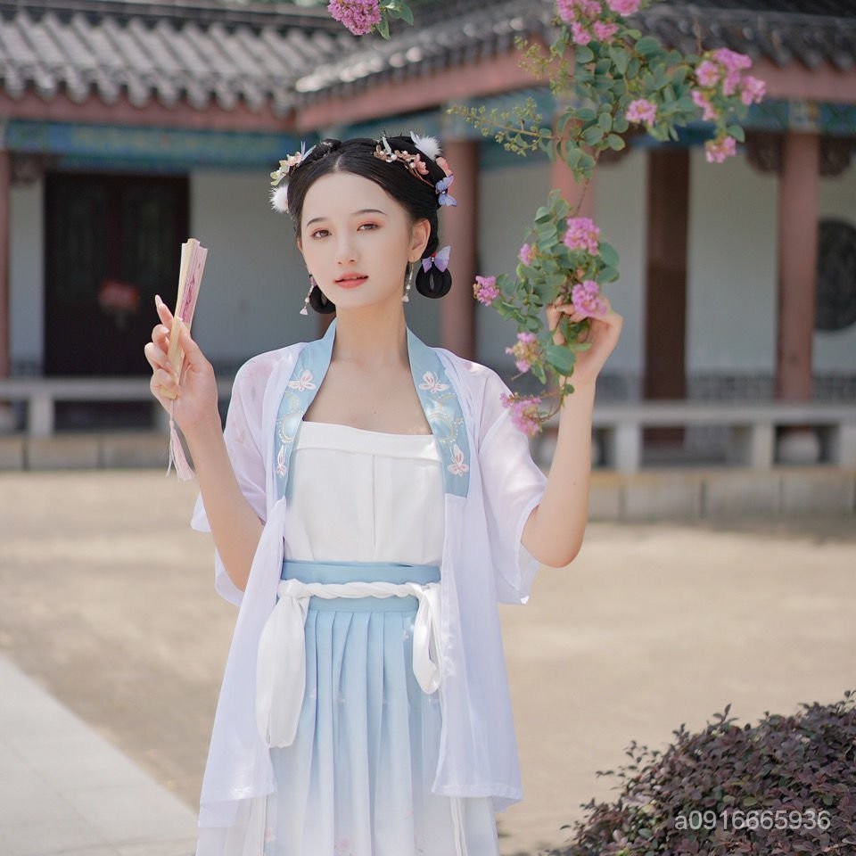 新中式穿搭 傳統服飾 國潮風馬麵裙 古風飾品 國潮古風主題南閣原創漢服女【微夏】宋製三件套褙子短裙改良中國風漢元素夏, | 蝦皮購物
