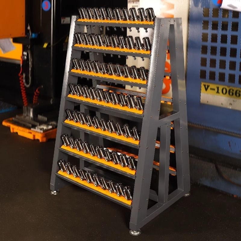 【訂金】數控刀柄架CNC加工中心 架bT40/bt50刀架收納管理單雙排工具車 | 蝦皮購物