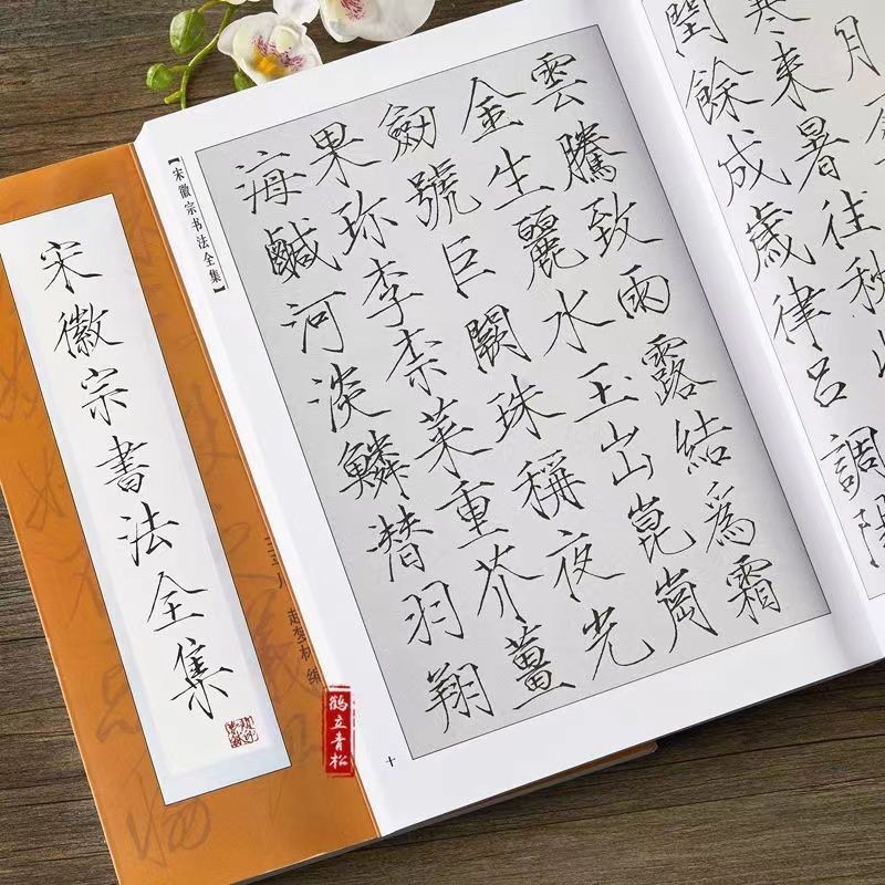 正版書🔥宋徽宗書法全集趙佶瘦金體毛筆字帖初學者入門臨摹千字文練字
