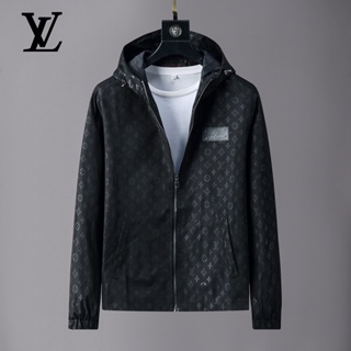 Louis Vuitton 1ABJ2H Monogram Zip-Through Hoodie