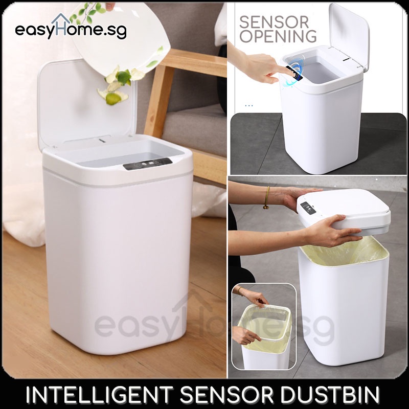 Intelligent Sensor Dustbin 15L 18L/ Auto Open Smart Rubbish | 蝦皮購物