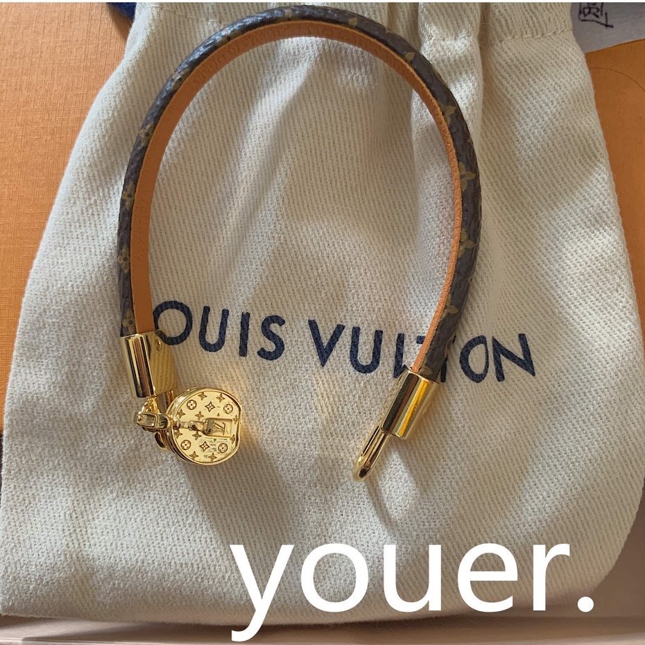 Louis Vuitton Lv Tribute Bracelet (BRACELET LV TRIBUTE, M6442E, BRACELET  CRAZY IN LOCK, M6451E)