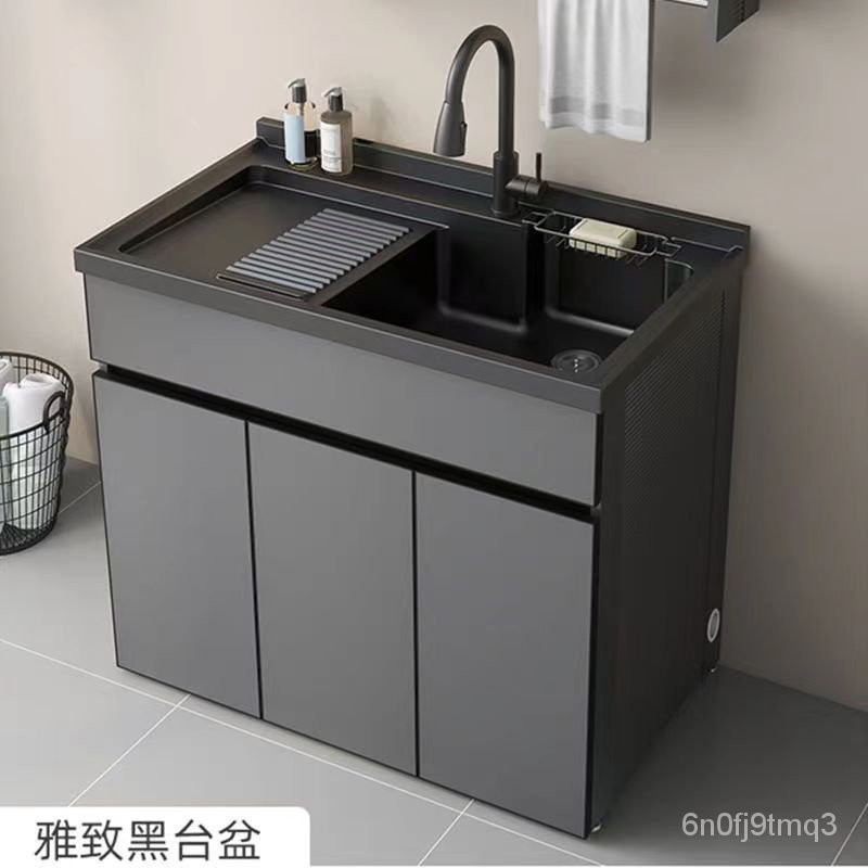 📣現代簡約📣 陽臺洗手盆 洗衣池帶搓闆一體 傢用人造石水槽臺盆 浴室櫃 室內洗衣池 戶外洗手台 陽台戶外水槽 洗手槽 | 蝦皮購物