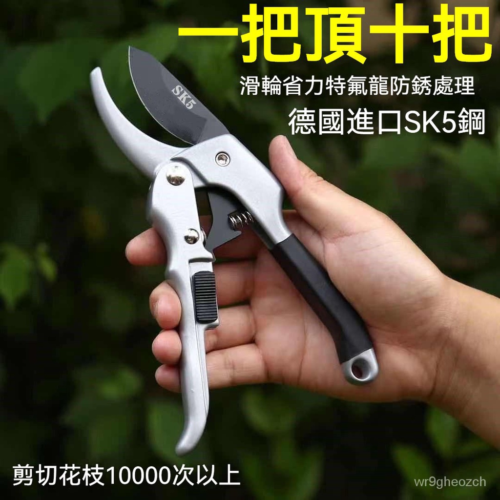 台灣出貨 SK5滑輪多功能園藝剪刀德國品質 粗枝剪 修枝剪 果樹剪 樹枝修剪器 園林剪 滑輪省力剪 修花神器 MLKV | 蝦皮購物