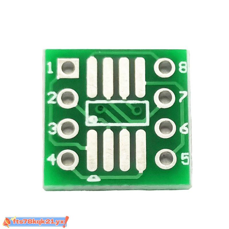 紙基#SOP8 SSOP8 TSSOP8 貼片轉直插 DIP 腳距0.65/1.27mm IC轉接板PCB | 蝦皮購物