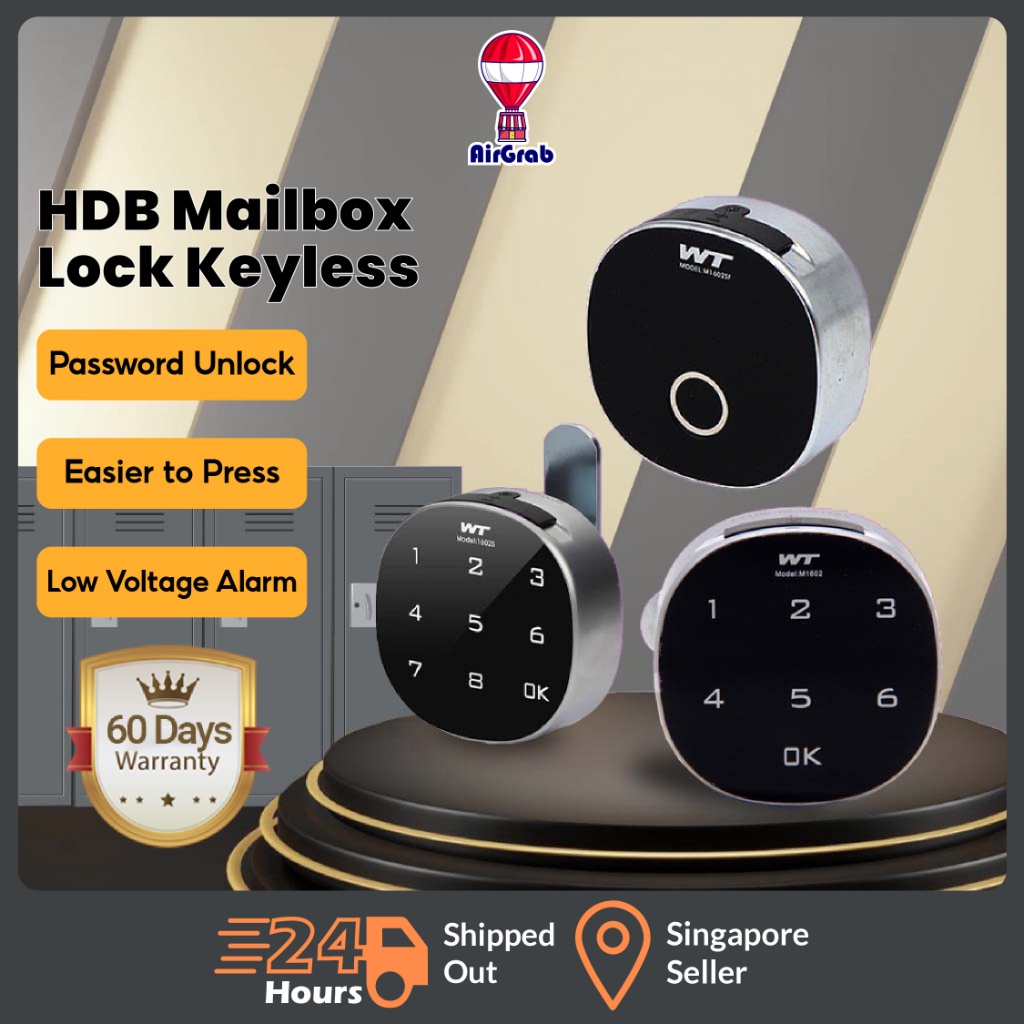 Digital Lock Universal Mini HDB Mailbox Letter Box Lock Dig 蝦皮購物