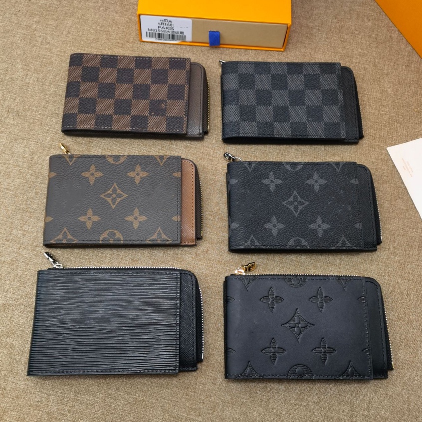 Louis Vuitton Hybrid Wallet Noir M81568 Monogram Eclipse