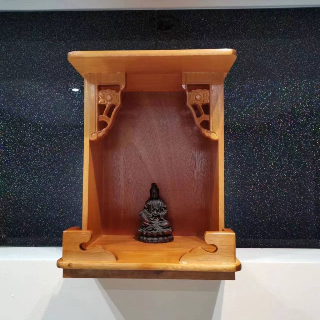 10寸實木小佛龕內高26公分內寬19公分 財神觀音菩薩竈神龕 | 蝦皮購物