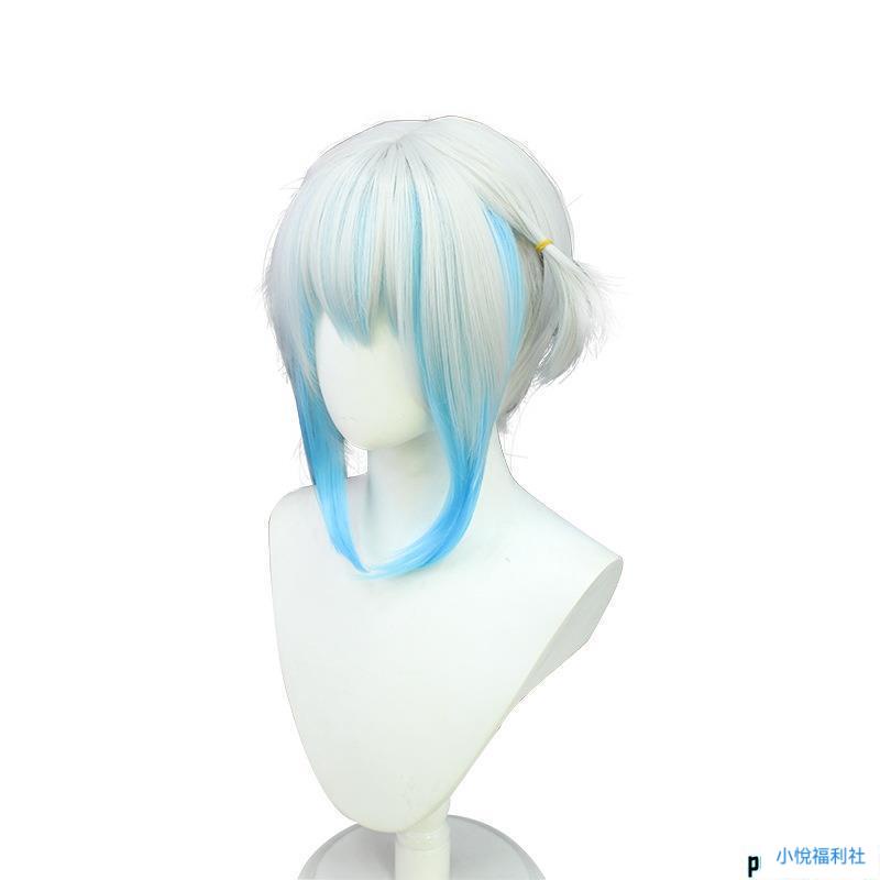 【cosplay】hololive虛擬偶像噶嗚·古拉cos假發vtuber鯊魚娘小鯊魚 Gawr Gura 漫展 表演 | 蝦皮購物