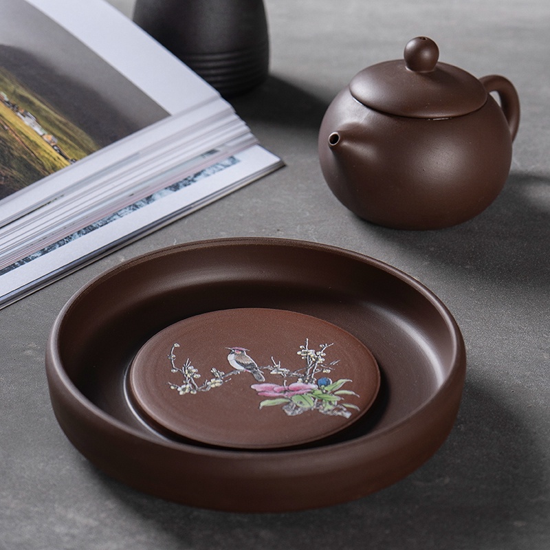 原礦紫砂壺墊 大號幹泡壺承壺托 功夫茶具茶點碟配件茶杯茶壺底座 茶具配件 紫砂壺托 | 蝦皮購物