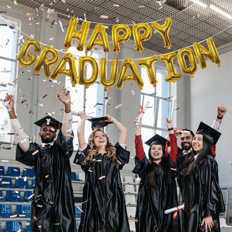 Happy Graduation Aluminum Balloon Happy Graduation Set Atmos | 蝦皮購物