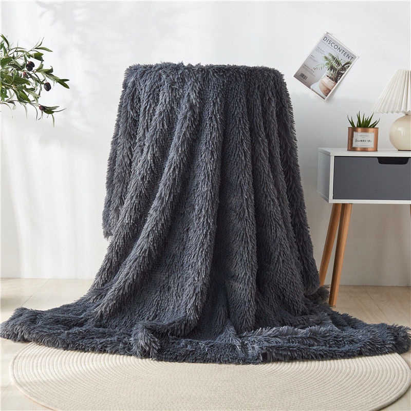 Throw Blanket for Couch Sofa Plush Fluffy Warm Cozy Bed 毛毯 | 蝦皮購物