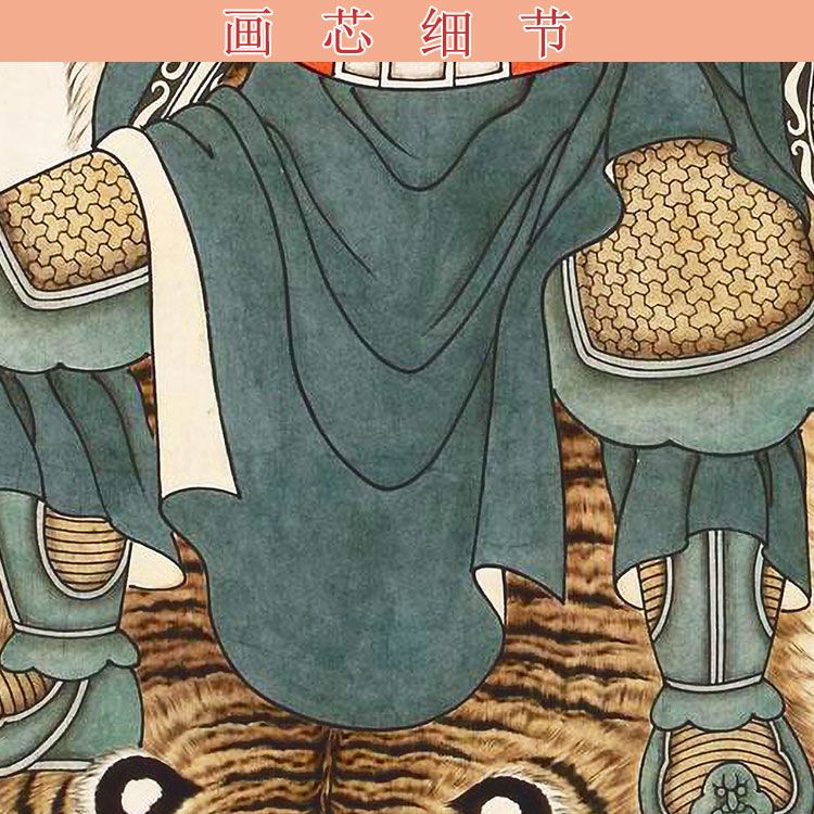 關公夜讀春秋關公看書圖關羽三國人物掛畫客廳書房裝飾畫絲綢畫| 蝦皮購物