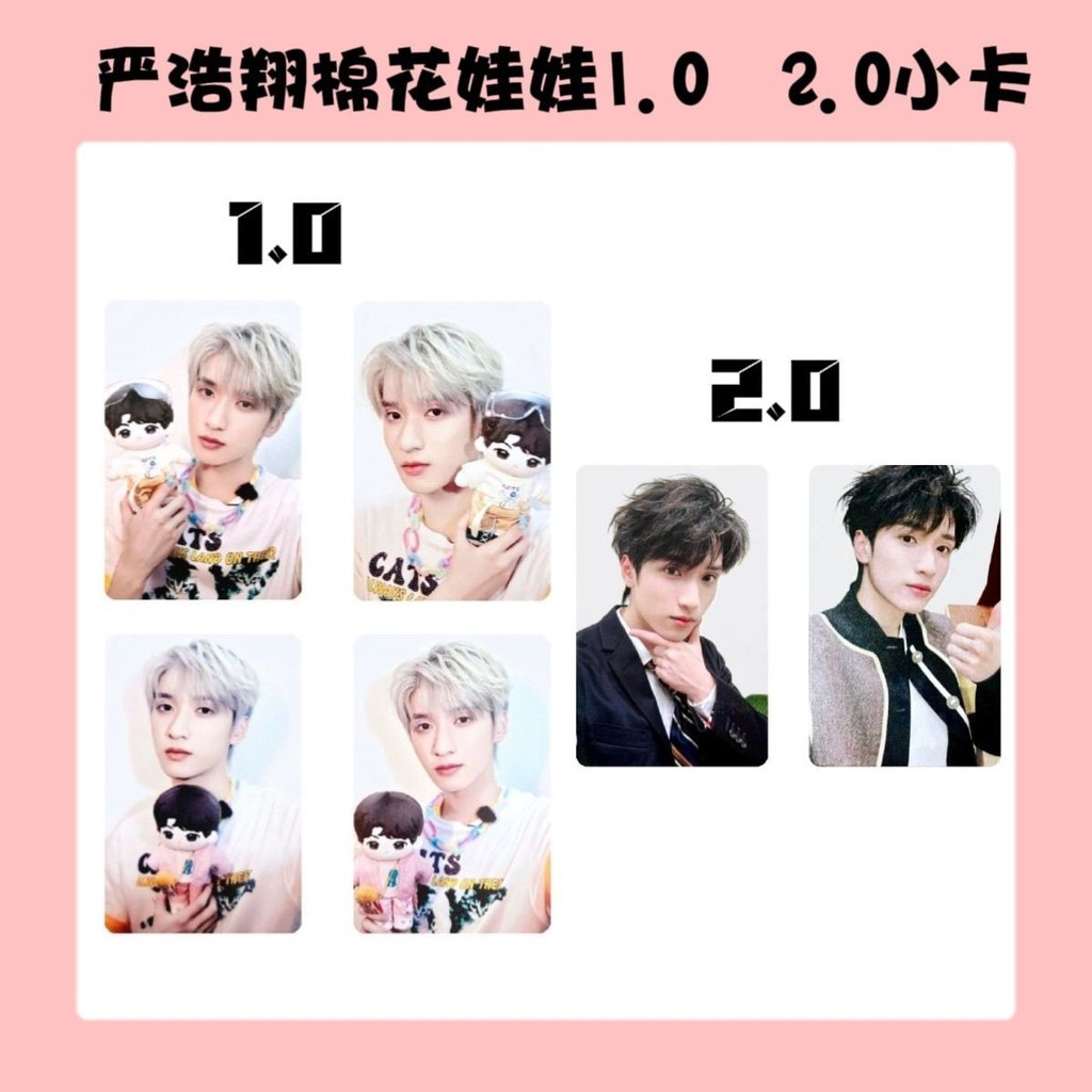 时代少年团 严浩翔 棉花娃娃 小卡 官方棉花娃娃10cm动物系列小卡扫图—严浩翔来自微博「小姚宋敏