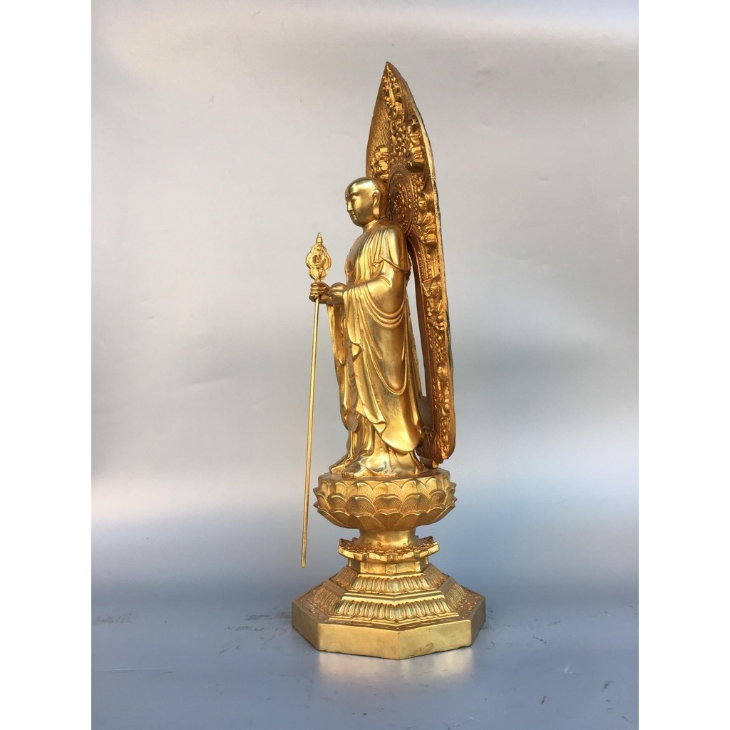 A monumental gilt-bronze figure of Panjarnata Mahakala, Mark