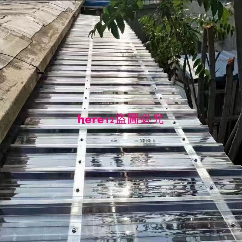 瓦楞耐力板采光板耐力板塑料瓦90型84型雨棚陽光房屋頂透明陽光板 | 蝦皮購物
