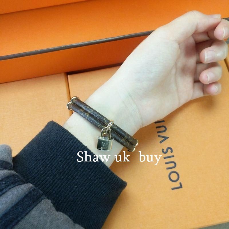 Shop Louis Vuitton Keep it double leather bracelet (M6552D) by