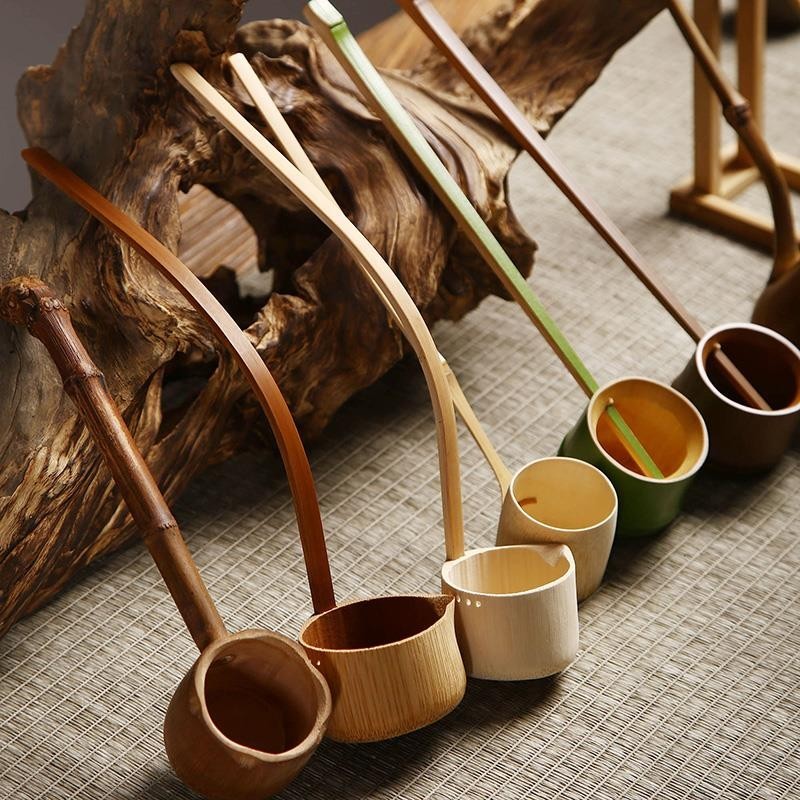 日式 舀水勺 長柄 分茶勺 竹制 茶勺 竹水瓢 水勺 竹茶具 茶道 零配 煮茶 配件 日式茶具 竹制茶勺 | 蝦皮購物