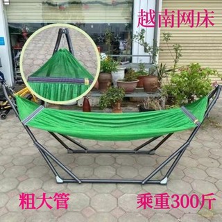 （訂金價格 聊聊咨詢）越南原裝網床黑色粗大管折疊式支架室內戶外自駕游可調支架網床 | 蝦皮購物