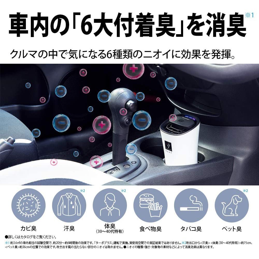 SHARP IG NX15 車用空氣清淨機最高濃度除菌離子USB 負離子除臭汗臭菸味