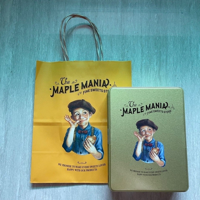 【現貨含提袋】The maple mania楓糖男孩雙口味 每日限定雙口味鐵盒16入 | 蝦皮購物