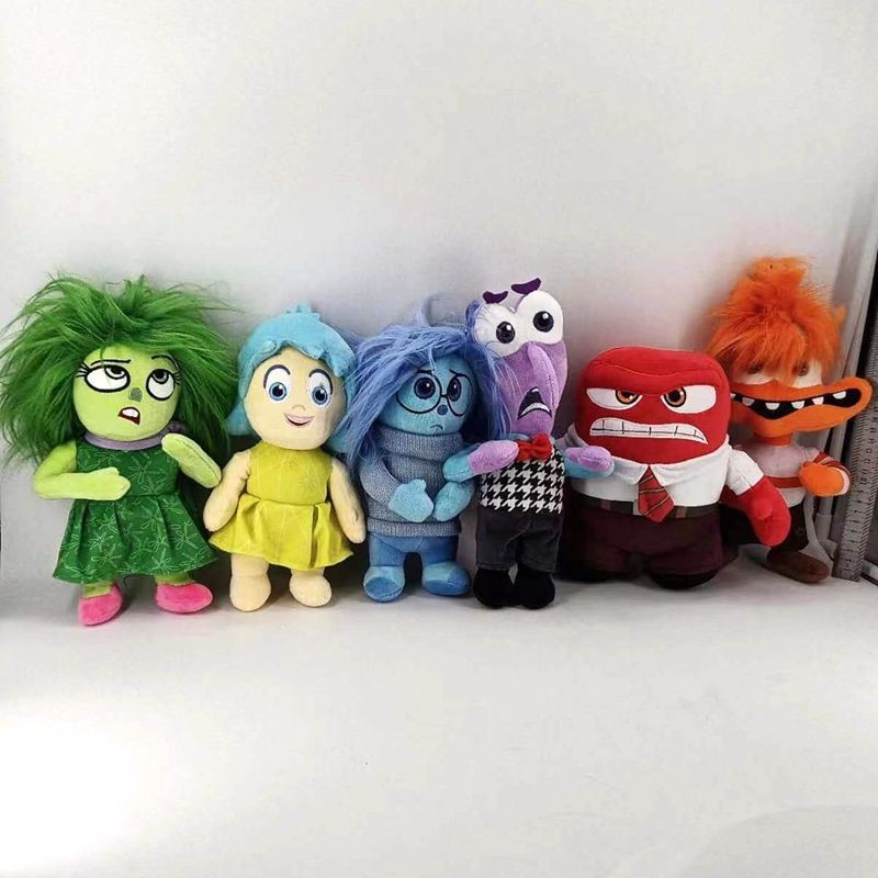 腦筋急轉彎玩偶 腦筋急轉彎2 Inside Out 毛絨玩具 玩偶 抱枕 怒怒 憂憂 阿慕 樂樂 腦筋急轉彎周邊 | 蝦皮購物
