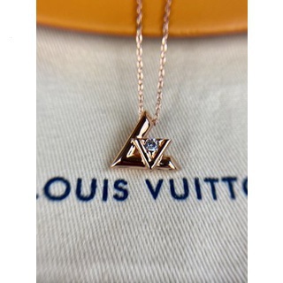 Louis Vuitton Lv volt one stud, yellow gold and diamond (Q96969)