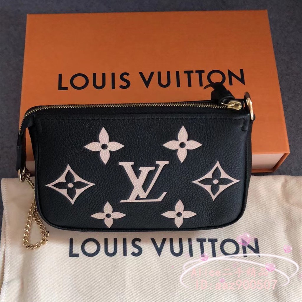 LOUIS VUITTON Monogram Eclipse Brasserie LV Bracelet 19 M6456 Louis Vu