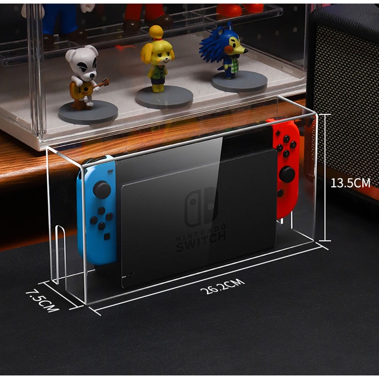 SWITCH 主機防塵罩展示架OLED通用【酒窩購物】壓克力壓克力保護殼透明