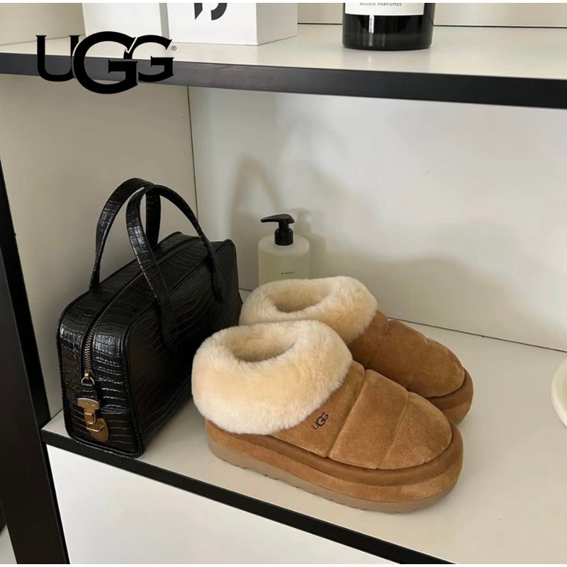 UGG Tazzlita Chestnut厚底スリッポン25cm 剥く UGGの箱あり