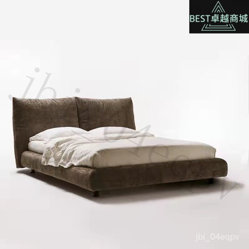 |全網最低 可開發票|意大利Edra花瓣佈藝床現代簡約意式輕奢極簡設計師主臥床頭可調節 | 蝦皮購物