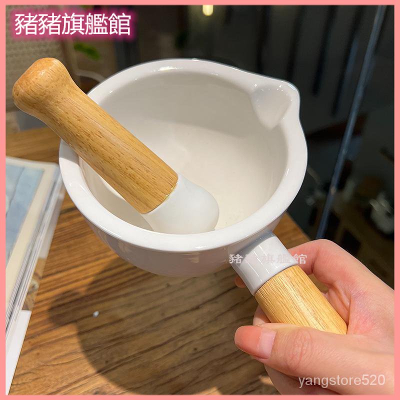 可開發票 搗碎罐搗藥陶瓷石臼研鉢研磨器壓蒜泥辣椒傢用 搗藥器 搗碎器 搗藥器 研磨器 搗碎器 研磨鉢 杵臼 搗缽 | 蝦皮購物