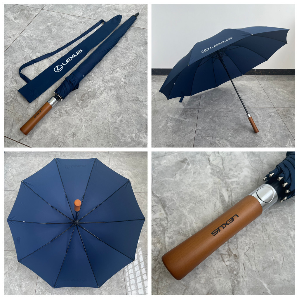 LEXUS  長傘　雨傘 💎五一車品💎禮品雨傘凌志LEXUS 雨傘原廠裝汽車長柄折疊全自動