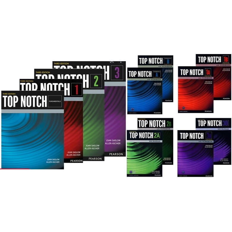 現貨】Top Notch 3e 系列全冊/半冊課本/練習本(Fundamentals/1/2
