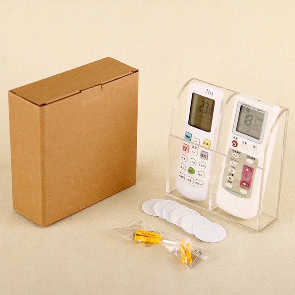 Wall Mount Acrylic Air Remote Controller Box Container Stor | 蝦皮購物