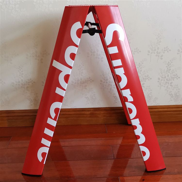 可開發票衕款supreme 18fw step ladder聯名梯子室內折疊梯傢用攝影人字
