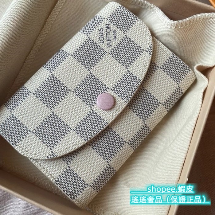 Rosalie Coin Purse Damier Azur Canvas - Wallets and Small Leather Goods  N61276