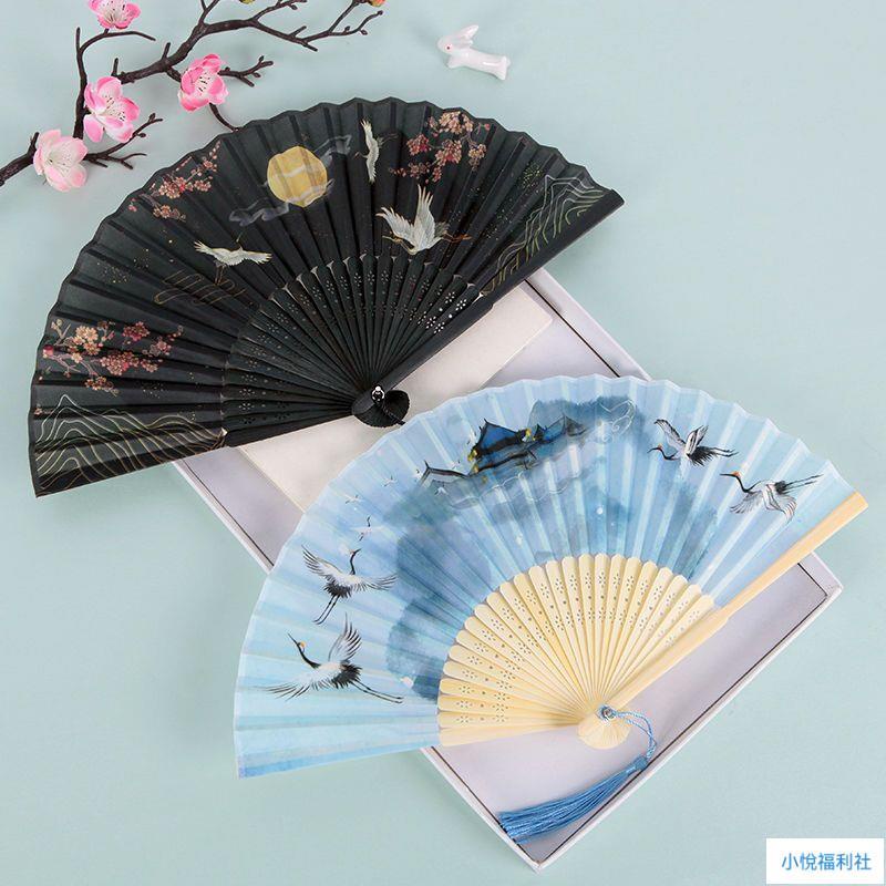 【古風🔥]旗袍漢服配飾 舞蹈扇 中國古風折扇 櫻花扇子 絹佈女扇子 兒童扇子 旗袍扇子 漢服扇 演出 聚會 拍照 | 蝦皮購物