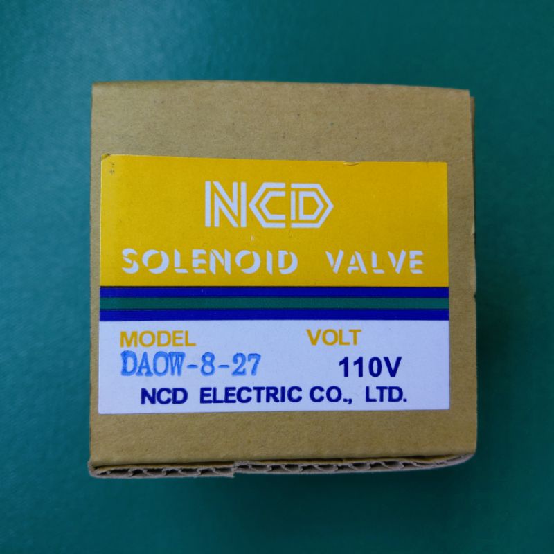 台灣製造_德恩電機_NCD_電磁閥_DAOW-8_常閉_NC_1/4吋_2分_110V | 蝦皮購物